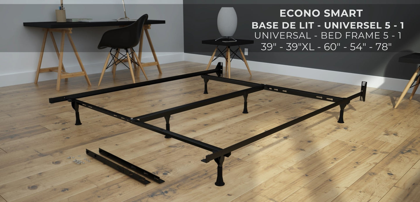 5-in-1 Universal Metal Bed Frame $80 OFF Local Product ❤️ Made in Canada