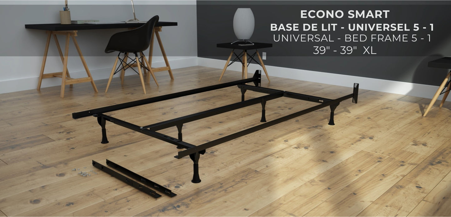 5-in-1 Universal Metal Bed Frame $80 OFF Local Product ❤️ Made in Canada
