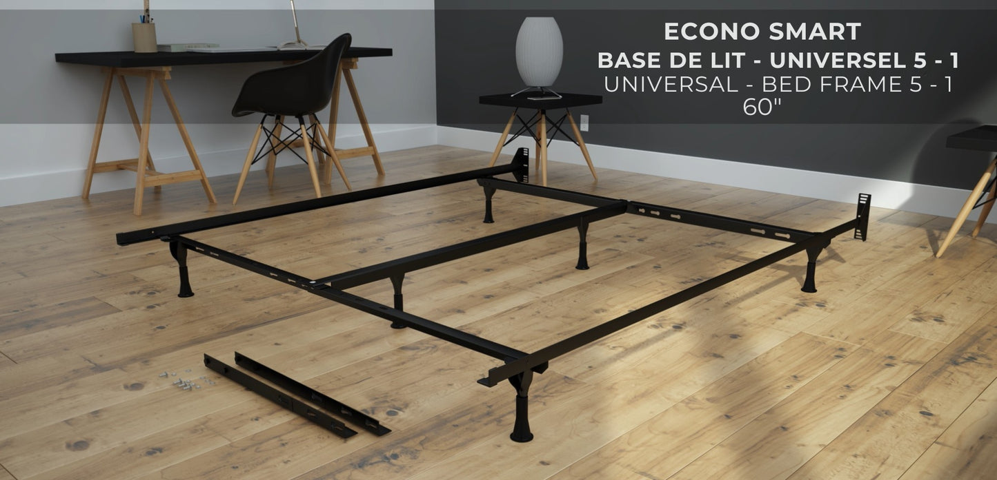 5-in-1 Universal Metal Bed Frame $80 OFF Local Product ❤️ Made in Canada