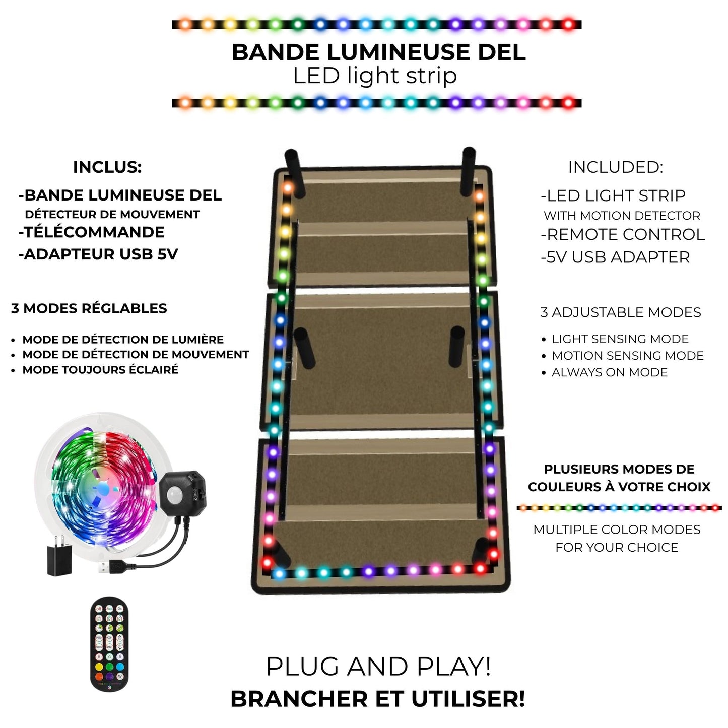 Multicolor LED Light Strip