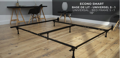 5-in-1 Universal Metal Bed Frame $80 OFF Local Product ❤️ Made in Canada