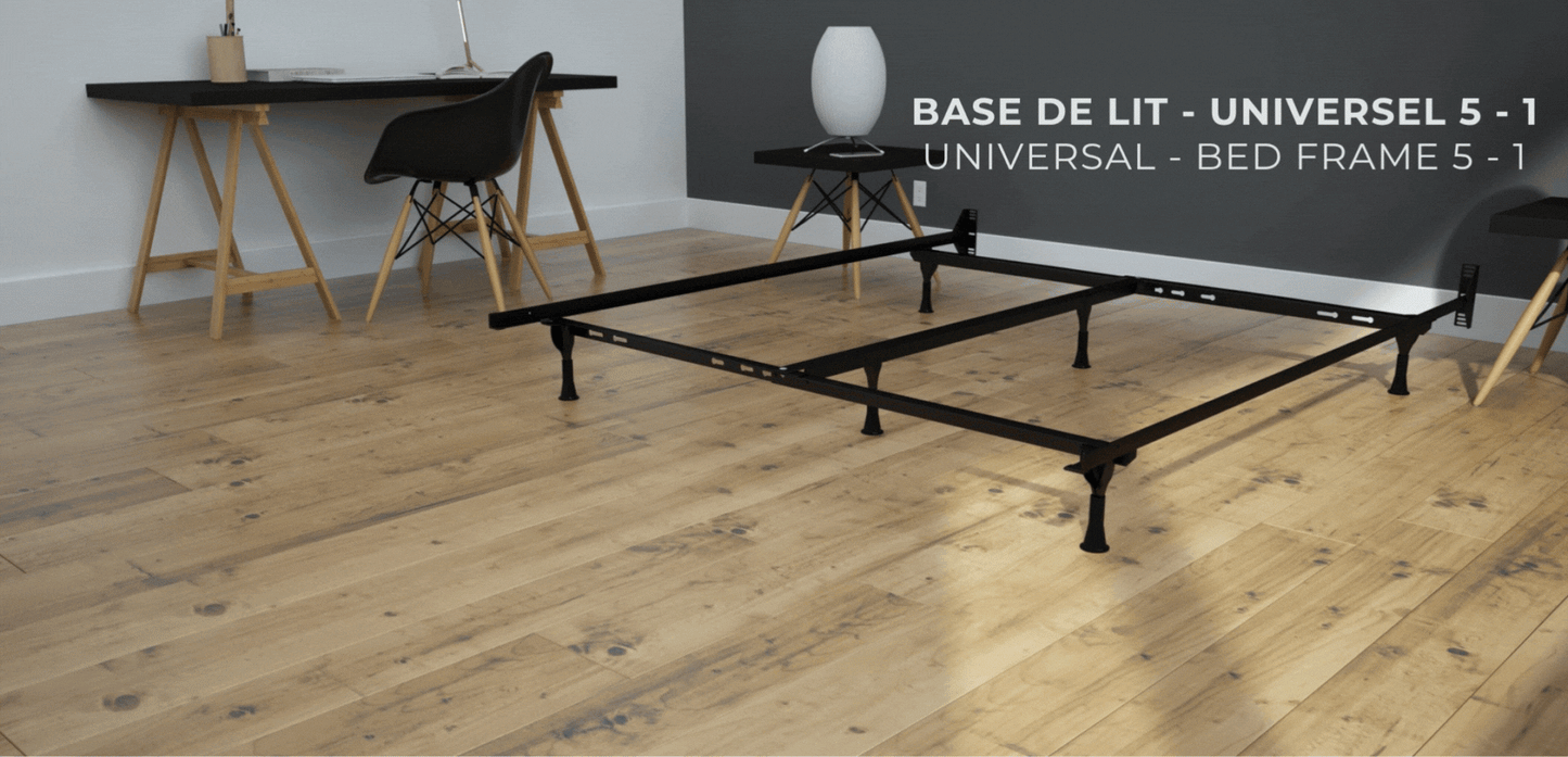 5-in-1 Universal Metal Bed Frame $80 OFF Local Product ❤️ Made in Canada