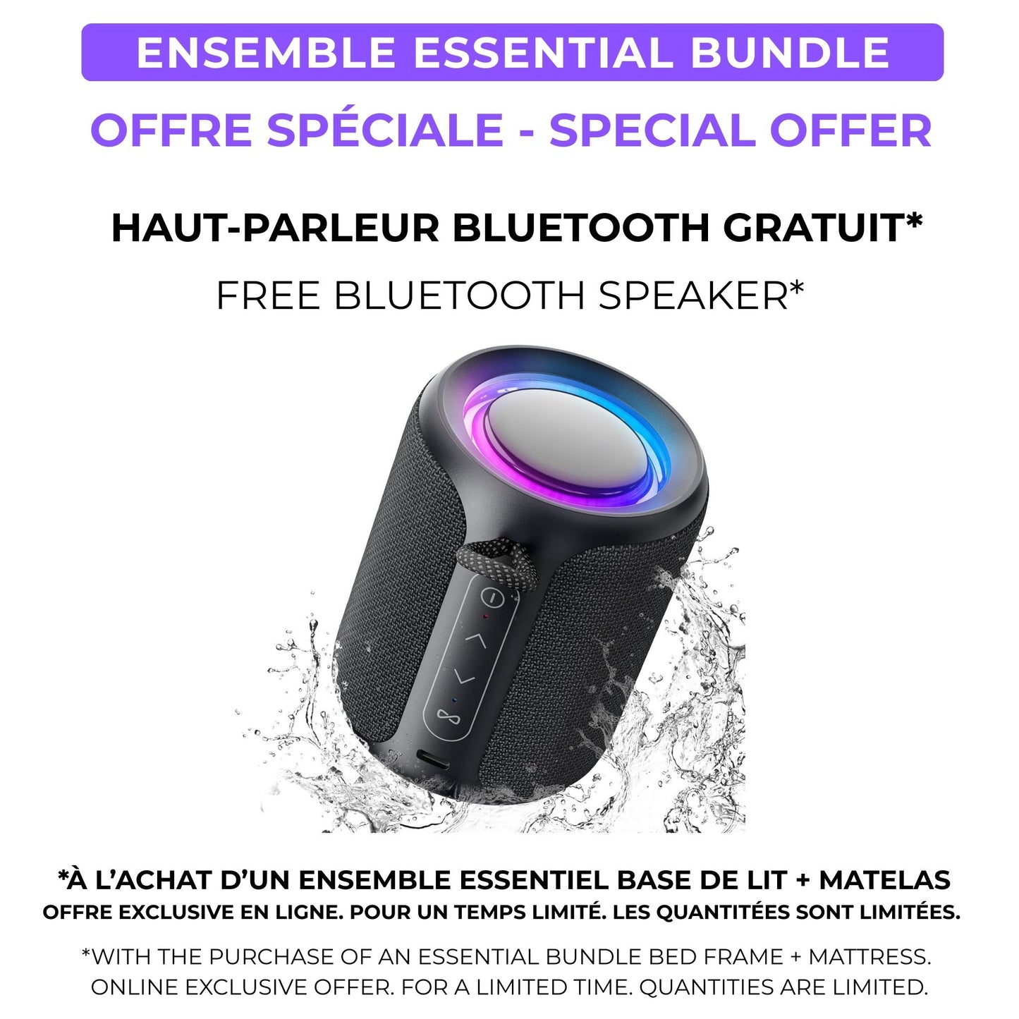 Essential Smart Bed $100 OFF Local Product ❤️ Made in Canada
