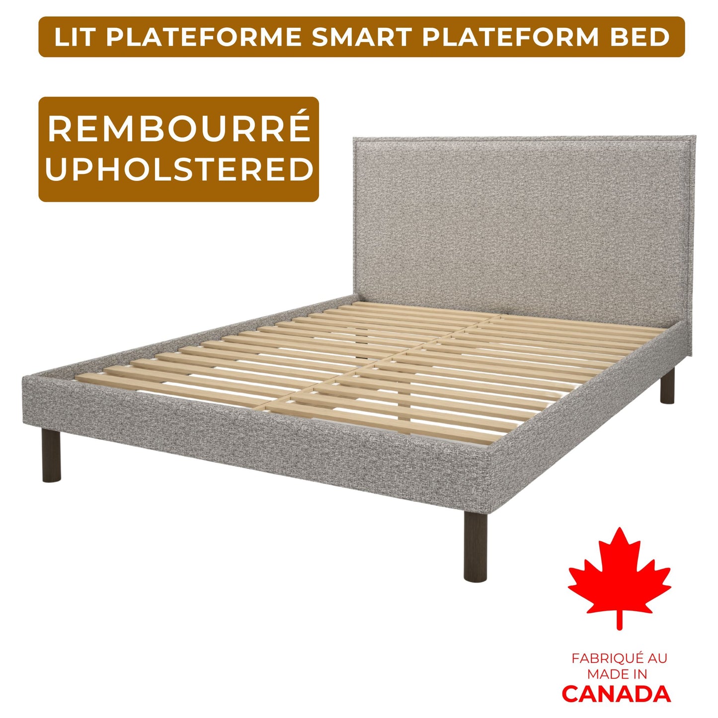 Upholstered Bundle: Bed Frame + Mattress SAVE $500