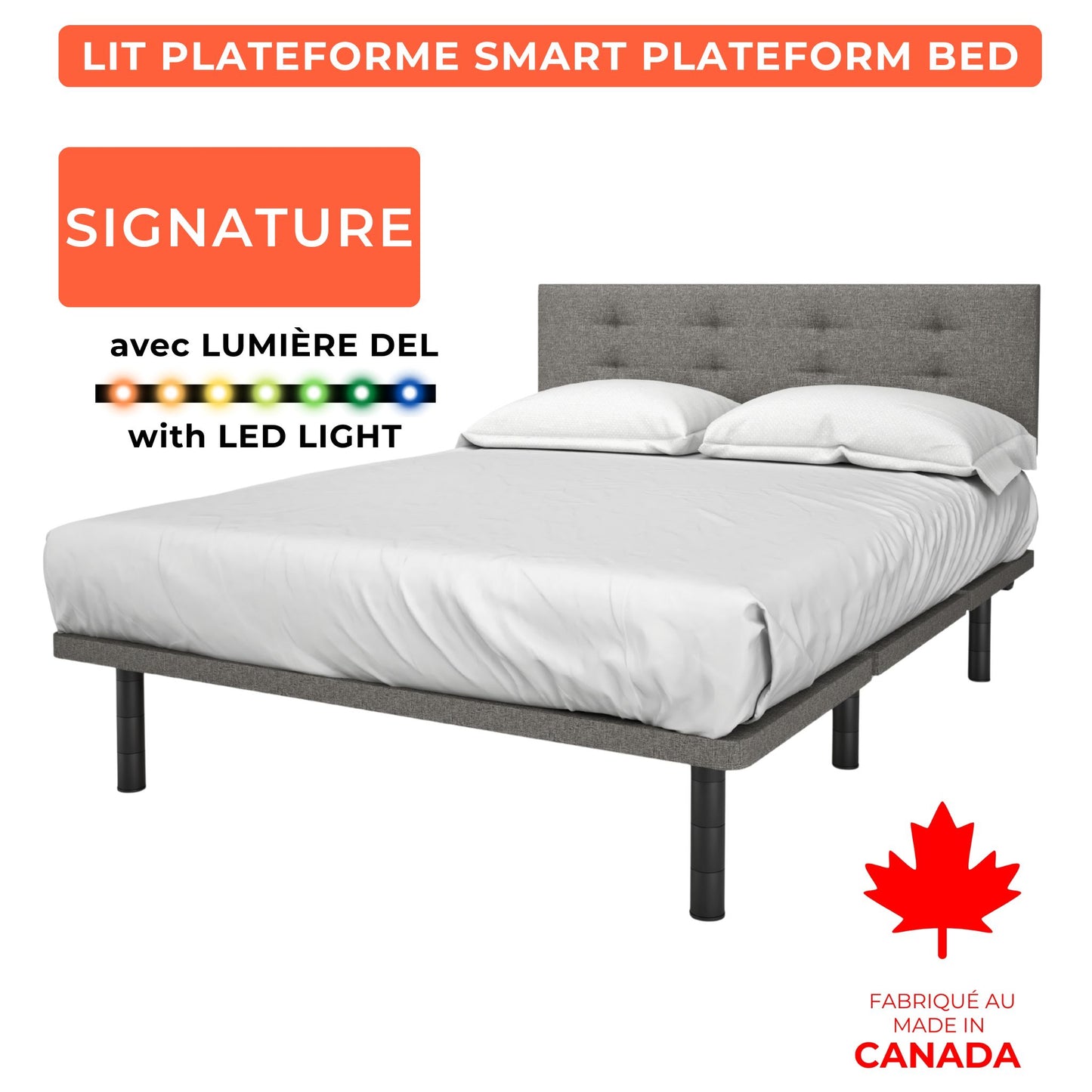 Signature Smart Bed $100 OFF Local Product ❤️ Made in Canada