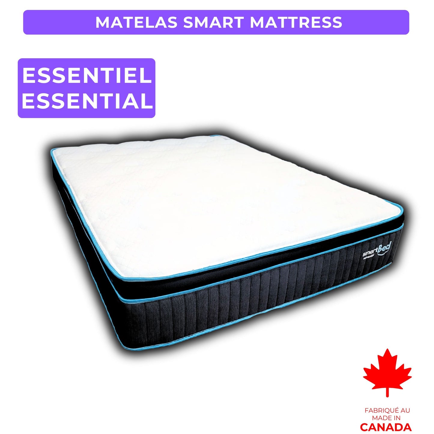 Essential Smart Mattress $400 OFF Local Product ❤️ Made in Canada