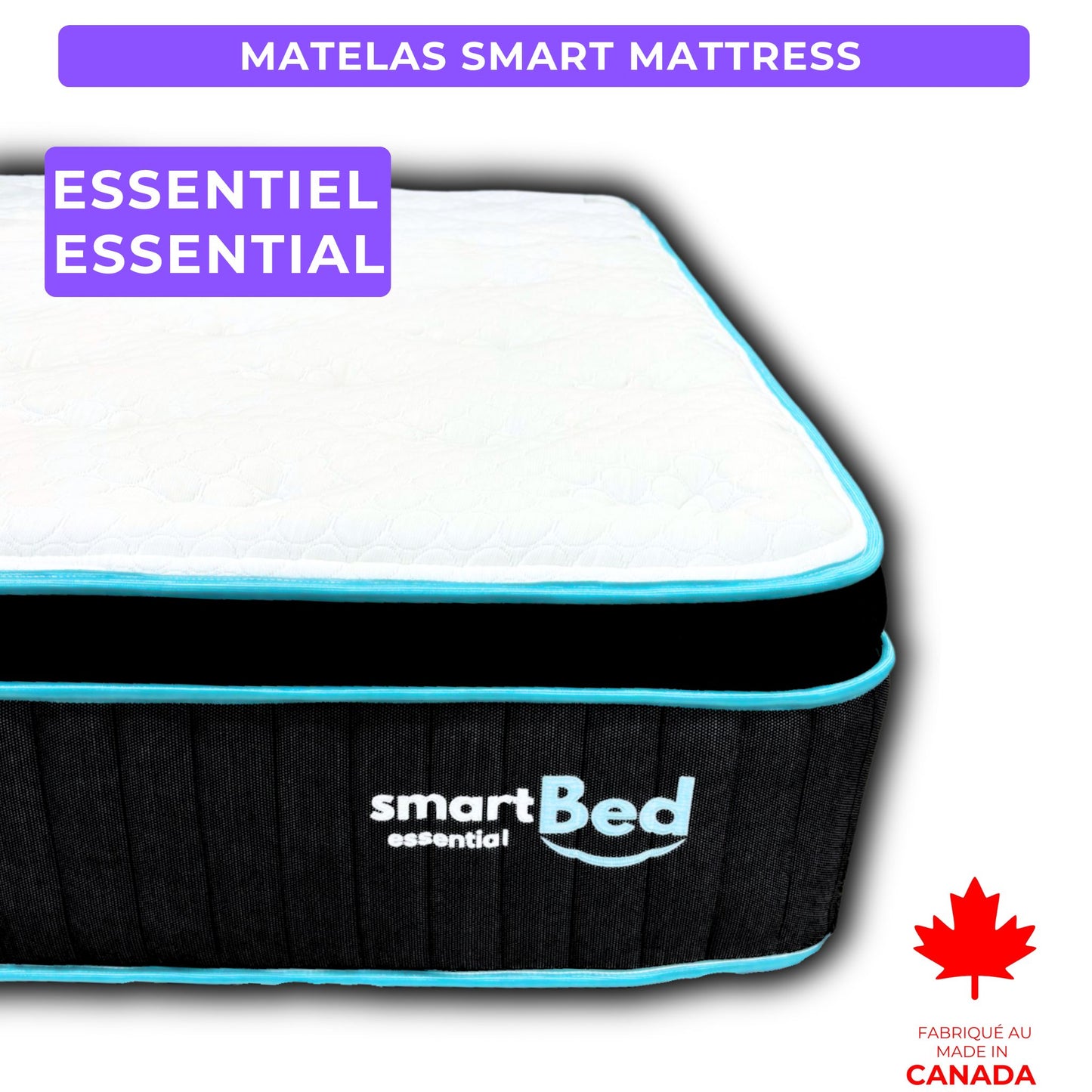 Essential Smart Mattress $400 OFF Local Product ❤️ Made in Canada
